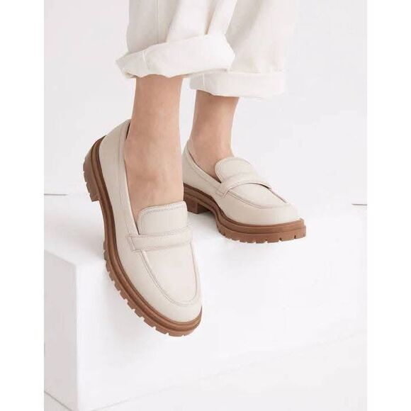 Madewell Shoes - Madewell Bradley Lugsole Loafers Women's 10.5 Harvest Moon Leather Slip On